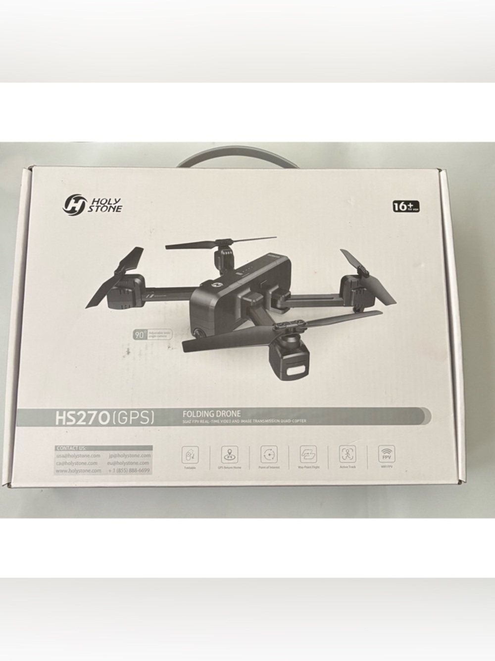 New In Box HolyStone HS270(GPS) Folding Drone